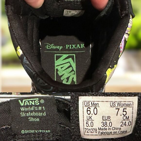 Vans x Disney Toy Story Sk8 Hi Buzz Lightyear Sneakers Limited Edition Size 6 Me - Picture 12 of 16